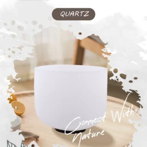Quartz Crystal Singing Bowl with Mallet